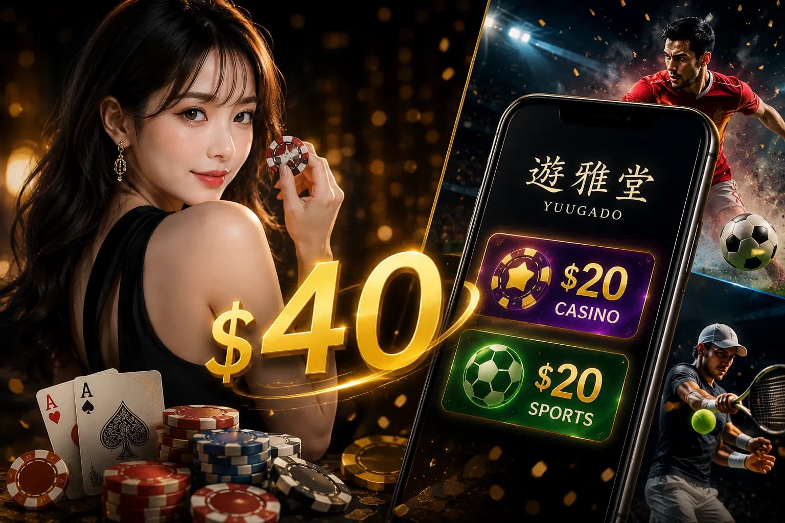 遊雅堂の入金不要ボーナスをわかりやすく解説!カジノ